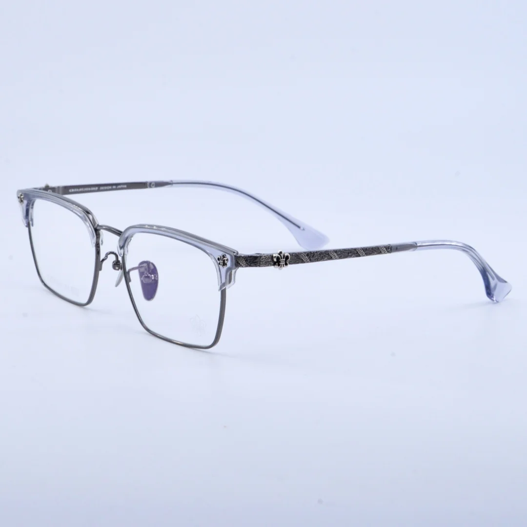 الرجال الكلاسيكية مربع الأعمال نمط قصر النظر القراءة النظارات البصرية النساء موضة سبائك التيتانيوم وصفة طبية إطار نظارات UV400 #3