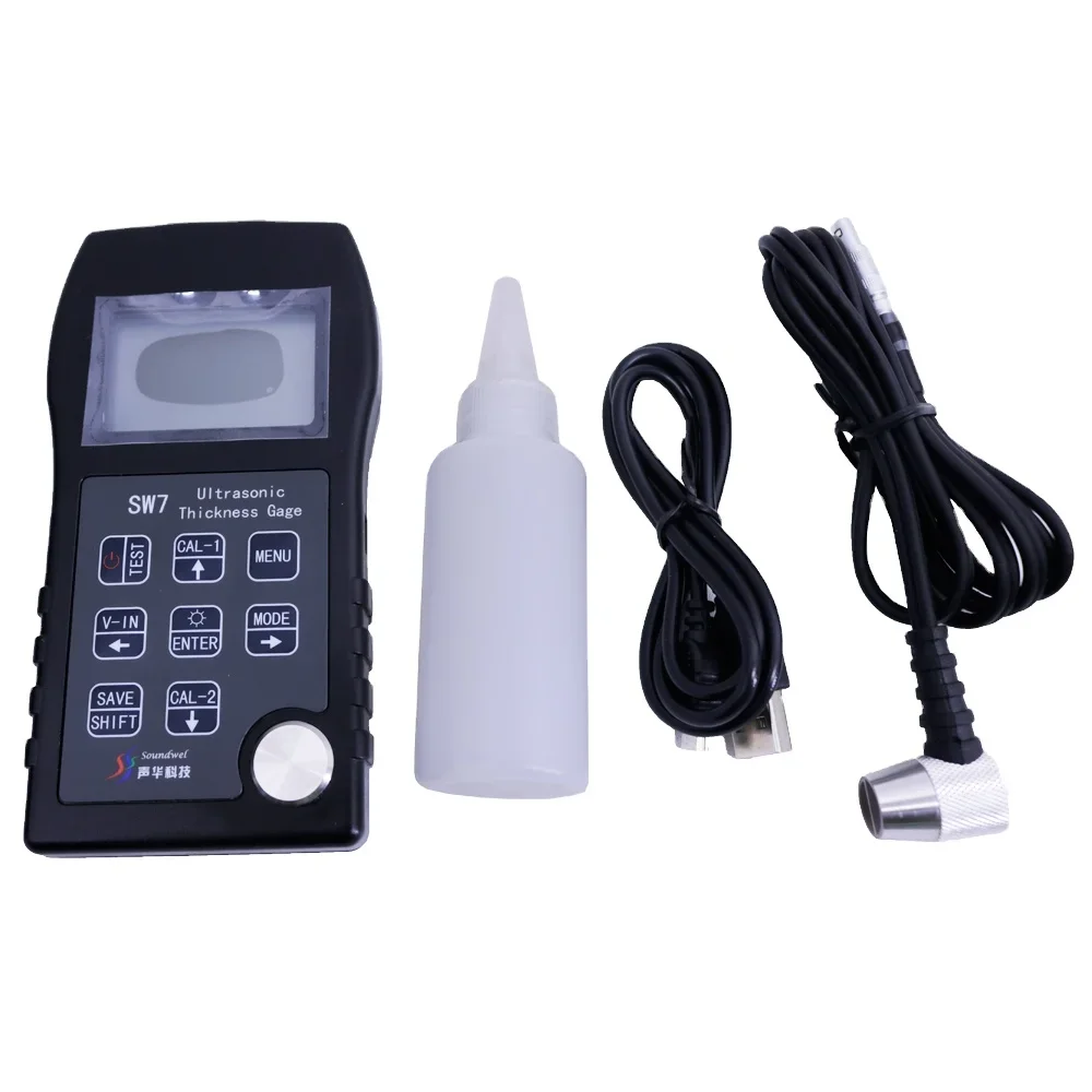 

2026 SW7 Digital Ultrasonic Coating Thickness Gauge Range 3 mm -20 mm