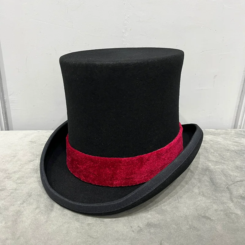 British wind in Europe and the gentleman cap stage performance top hat retro fashion and personality President hat cap