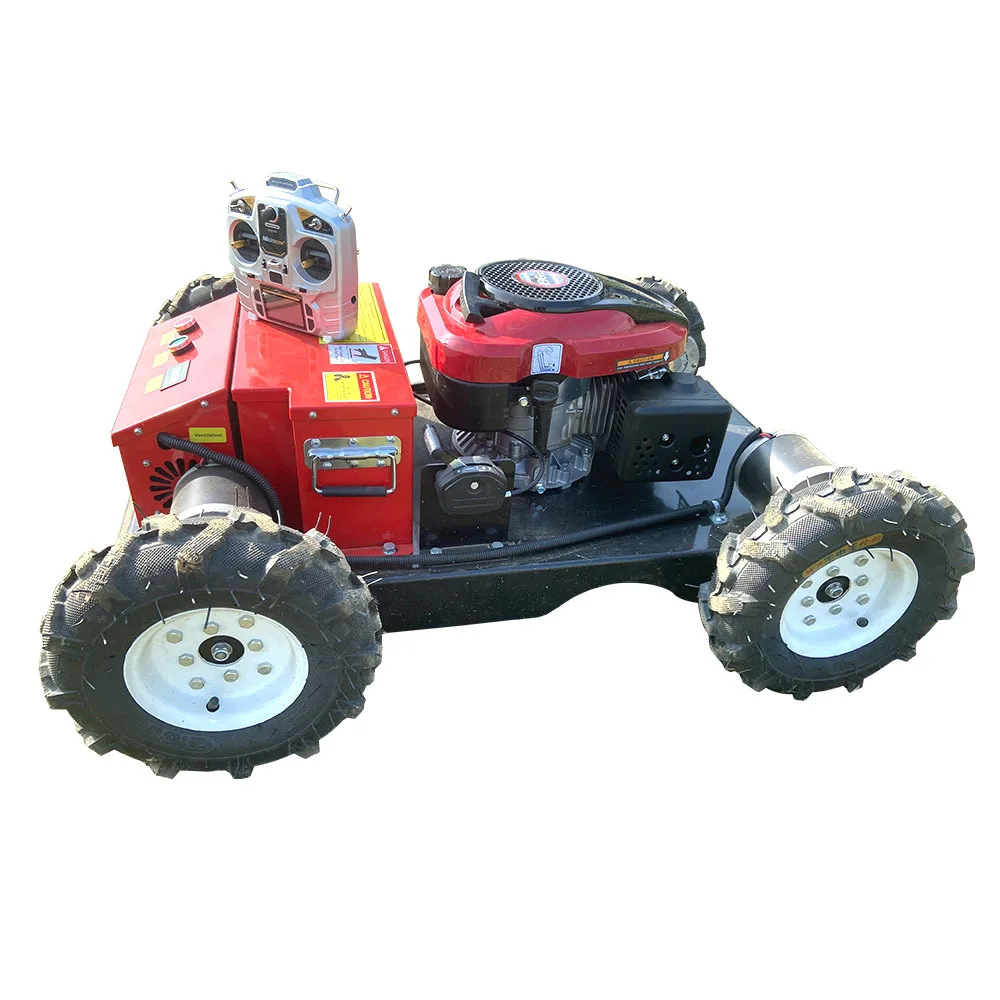 

Four-wheel drive 7.5 horsepower lawn mower, remote control intelligent orchard mower
