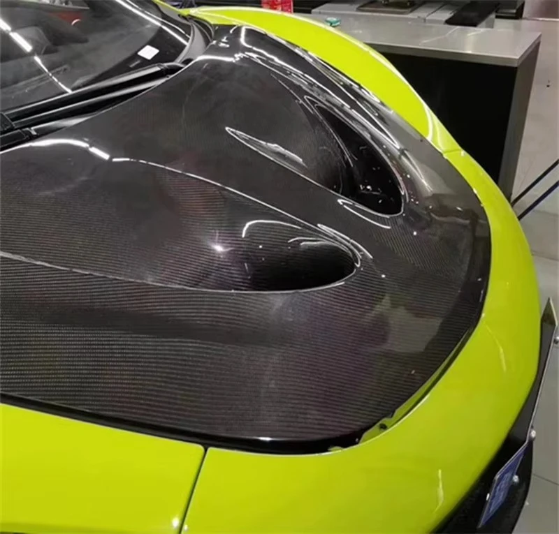 P Style Dry Carbon Fiber Engine Bonnet 2015-2018 for Mclaren 570GT 570S 540C Hood