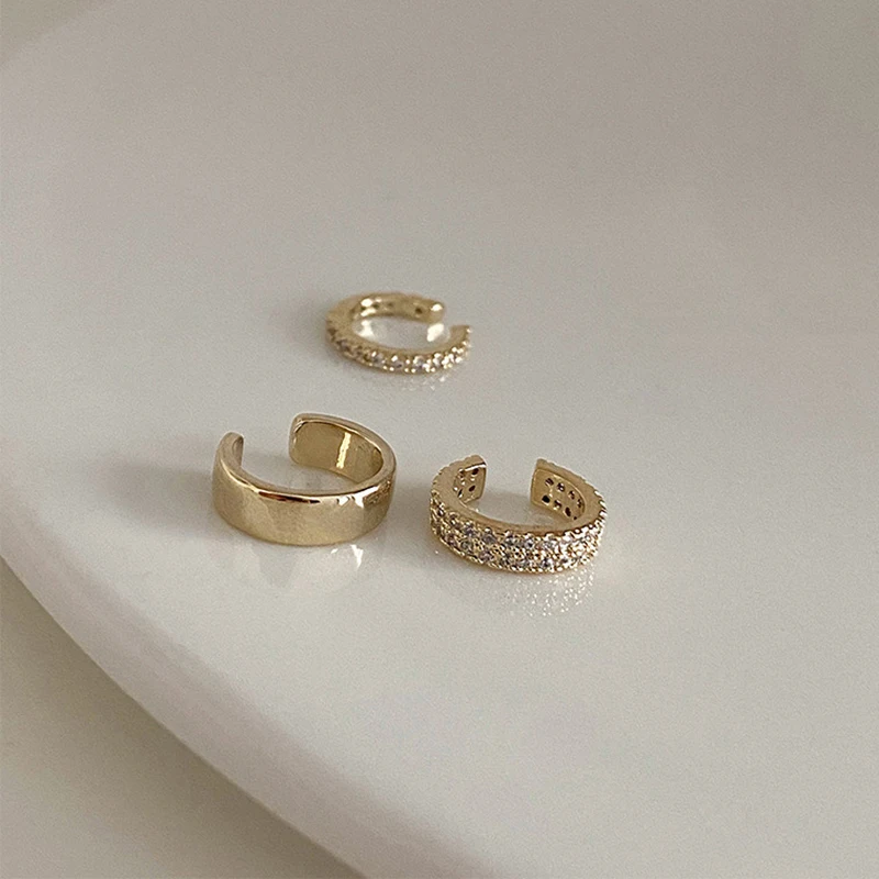 Delicate Zircon Cute Clip Earrings Female Buckle Ear Cuff No Piercings Fake Cartilage Ear for Women Fashion Jewelry image 5