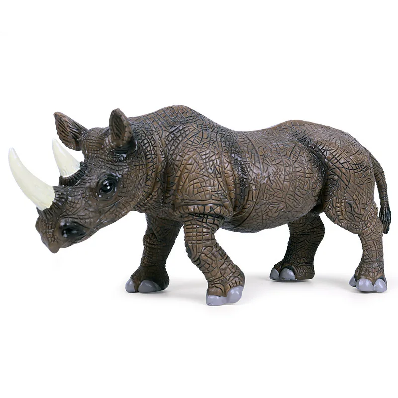 

Cross border static simulation wild animal model male rhinoceros rhinoceros model children cognitive simulation plastic toys