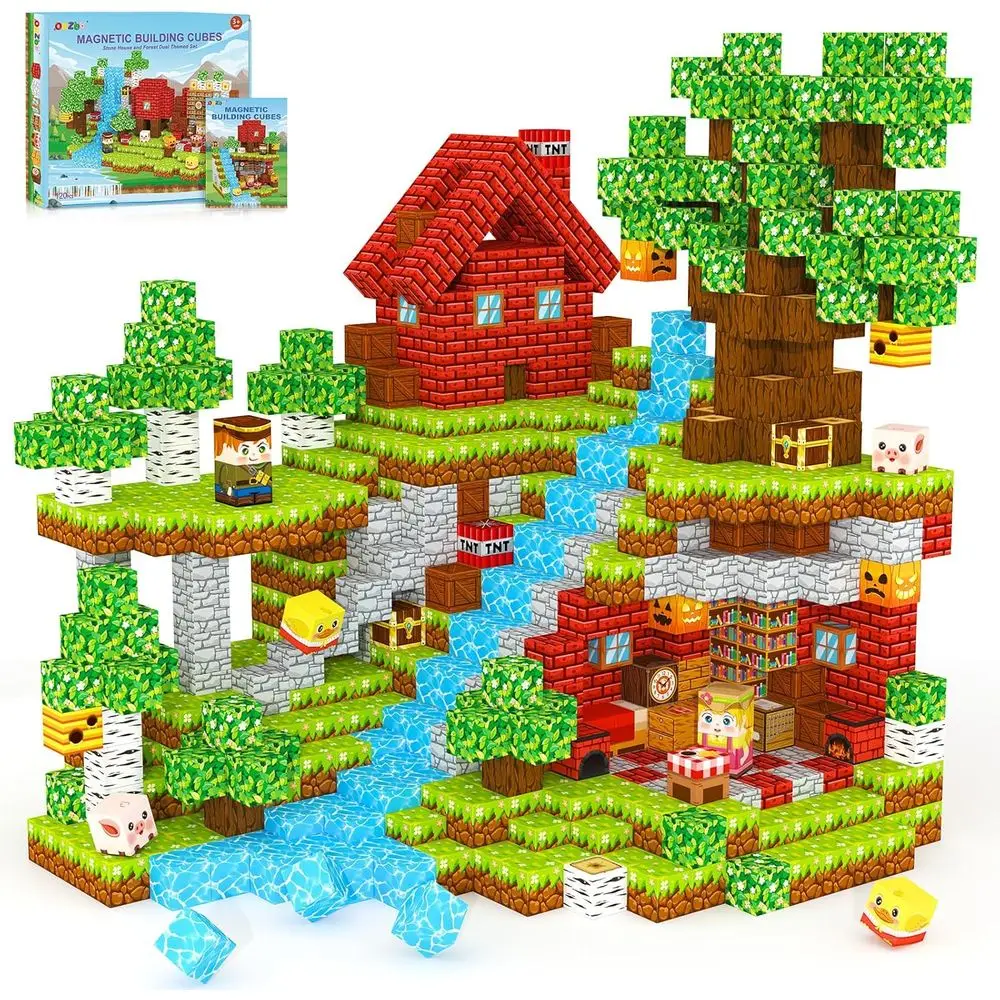 Magnetyczne klocki konstrukcyjne STEM dla dzieci w wieku 3-12 lat: Idealne zabawki podróżne i prezenty dla chłopców i dziewczynek