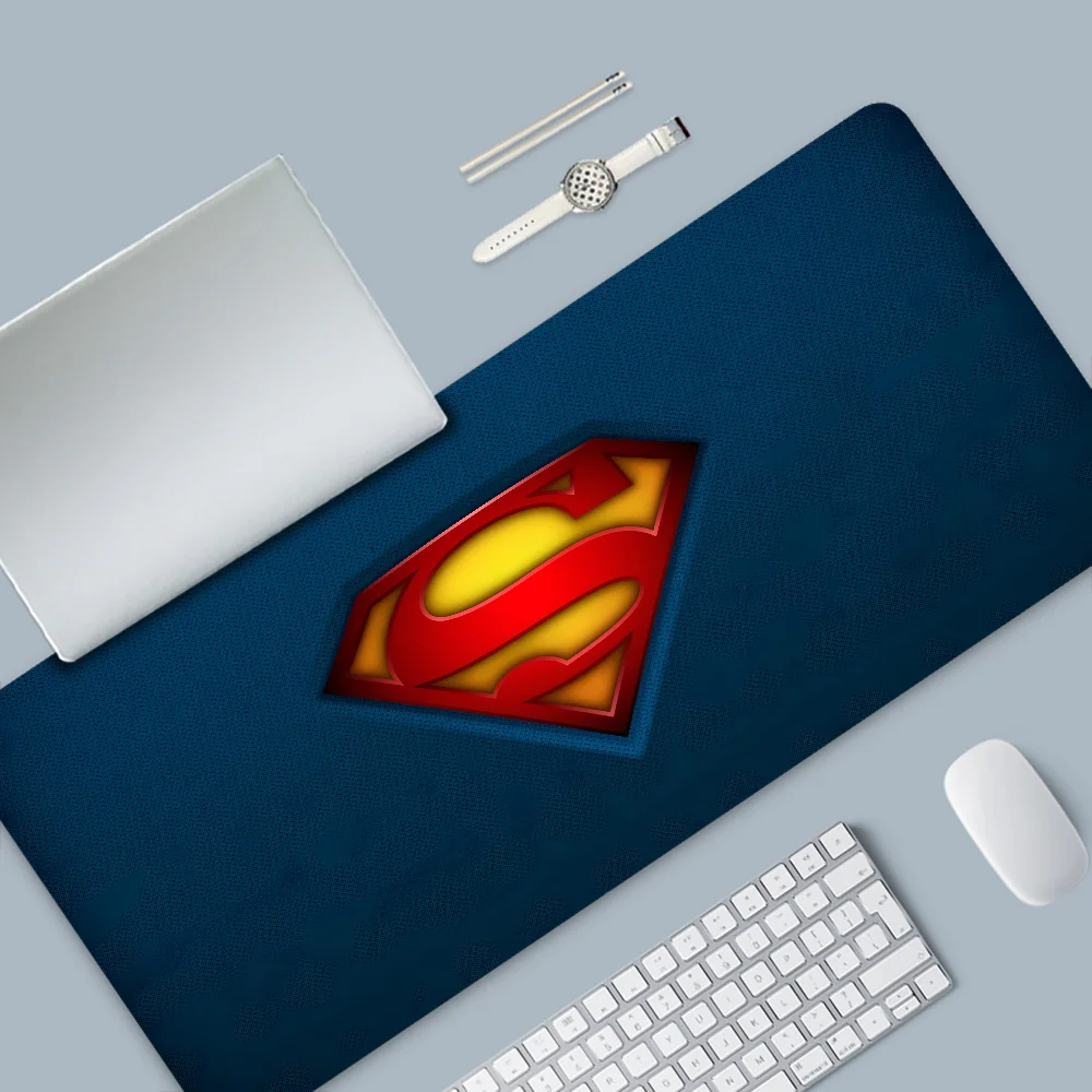 Cool S-Superman Mousepad Mouse Mat Desk Mat With Pad Gaming Accessories Prime Gaming XXL Keyboard Pad Padding Mat