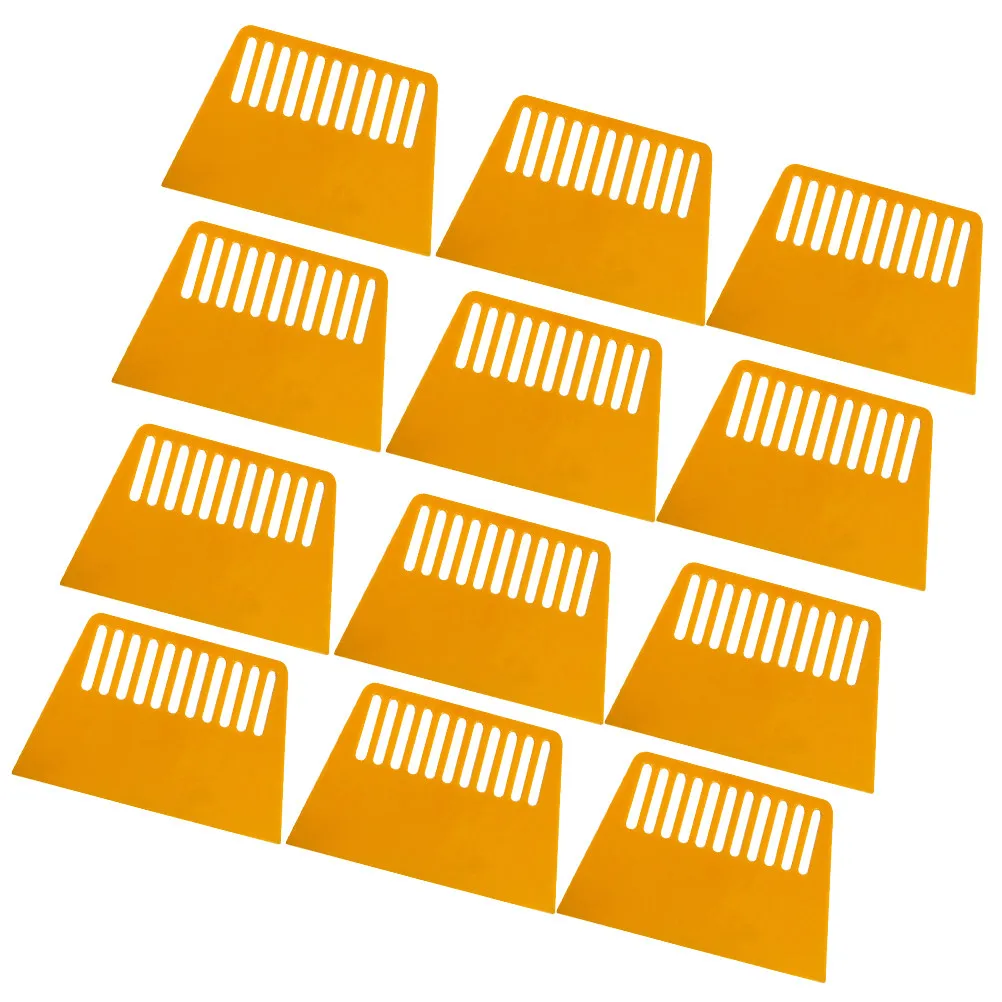 

Набор из 30 шт. пластиковых скребков для автомобильной пленки, прочные ракели для тонировки и защиты стекол, обеспечивающие гладкие края, желтые