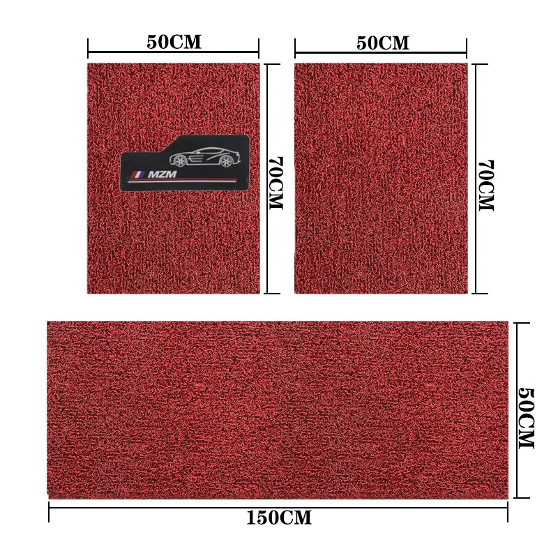 

Universal Car Floor Mats Cuttable Free Easy Cleaning Protection Carpet for Single Driver Auile Comfort PVC Material