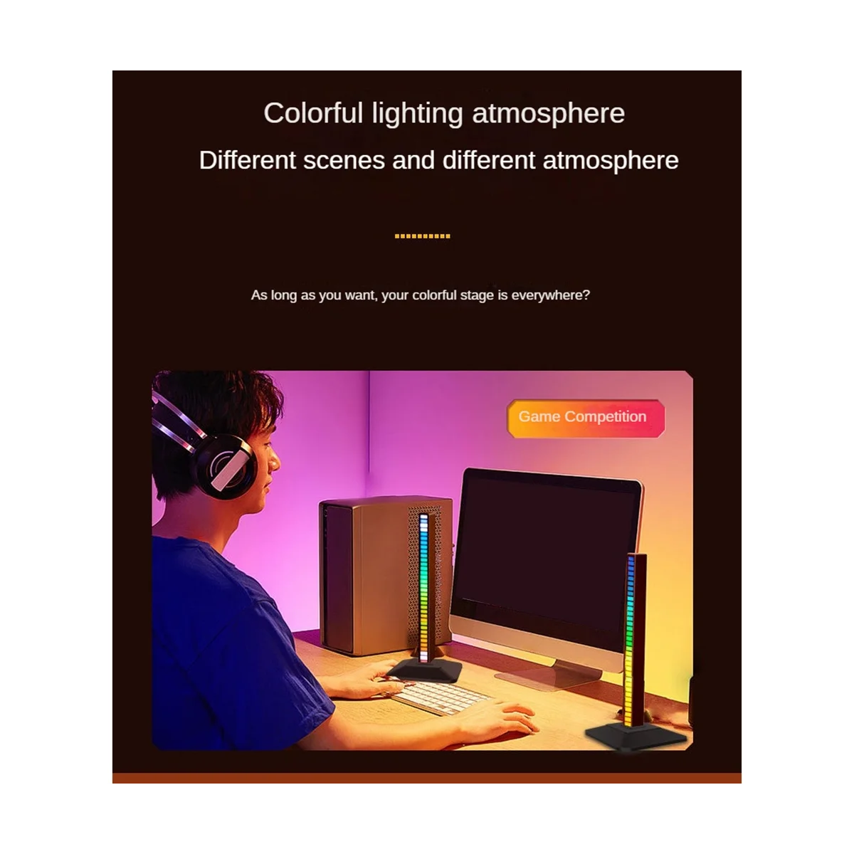 Многофункциональная подставка для гарнитуры с RGB-подсветкой