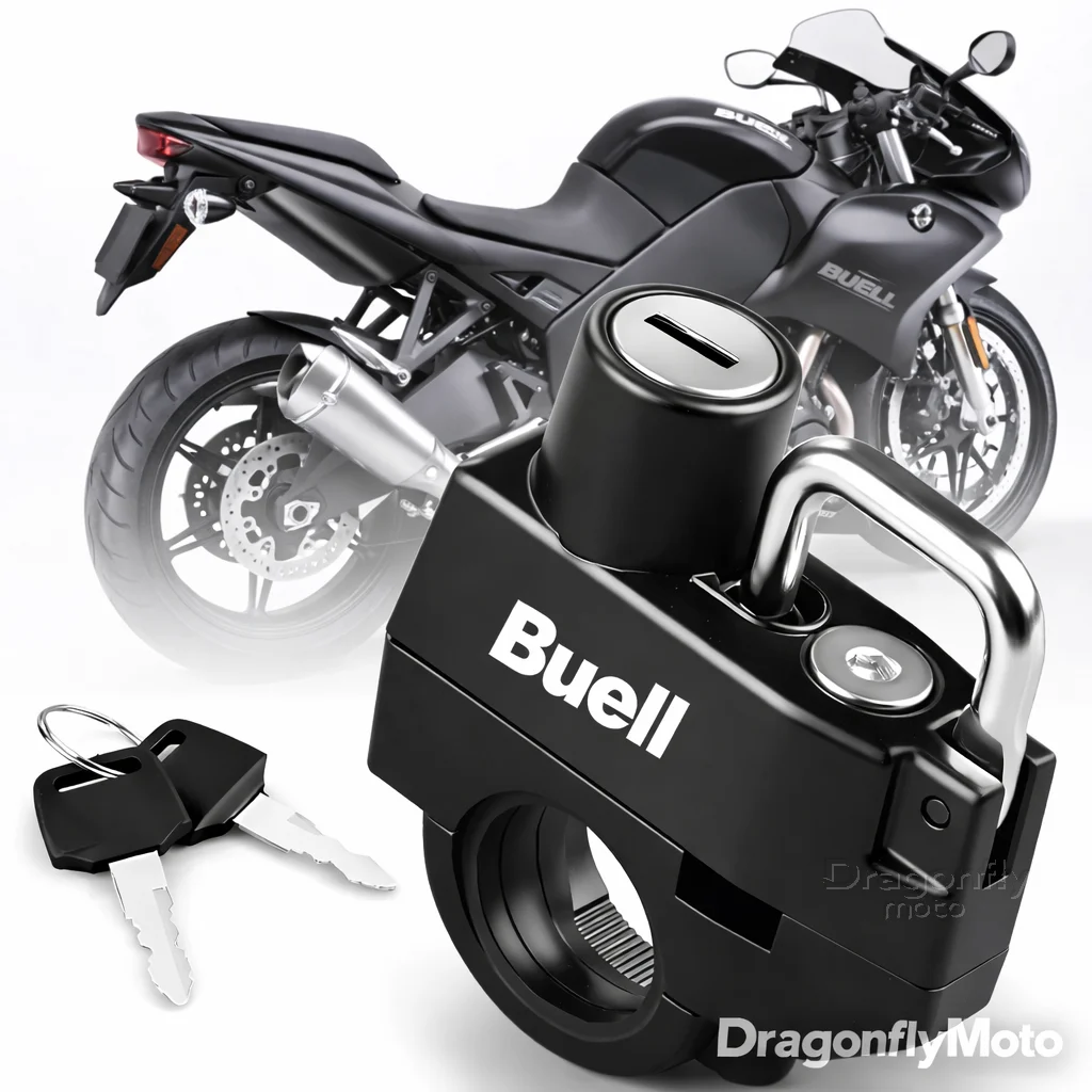 

Замок для мотоциклетного шлема для Buell 1125R 1125CR XB12R XB12Ss XB12Scg Ulysses XB12XT XB9, противоугонный замок-фиксатор для шлема