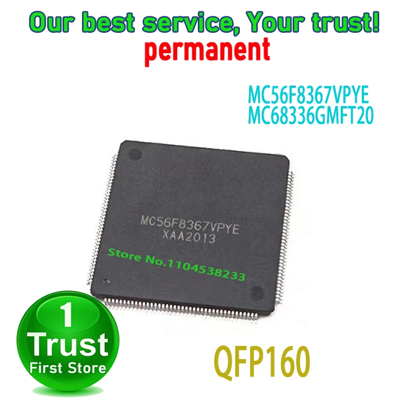 1PCS/LOT MC56F8367VPYE MC68336GMFT20 QFP160 NEW and Original in Stock