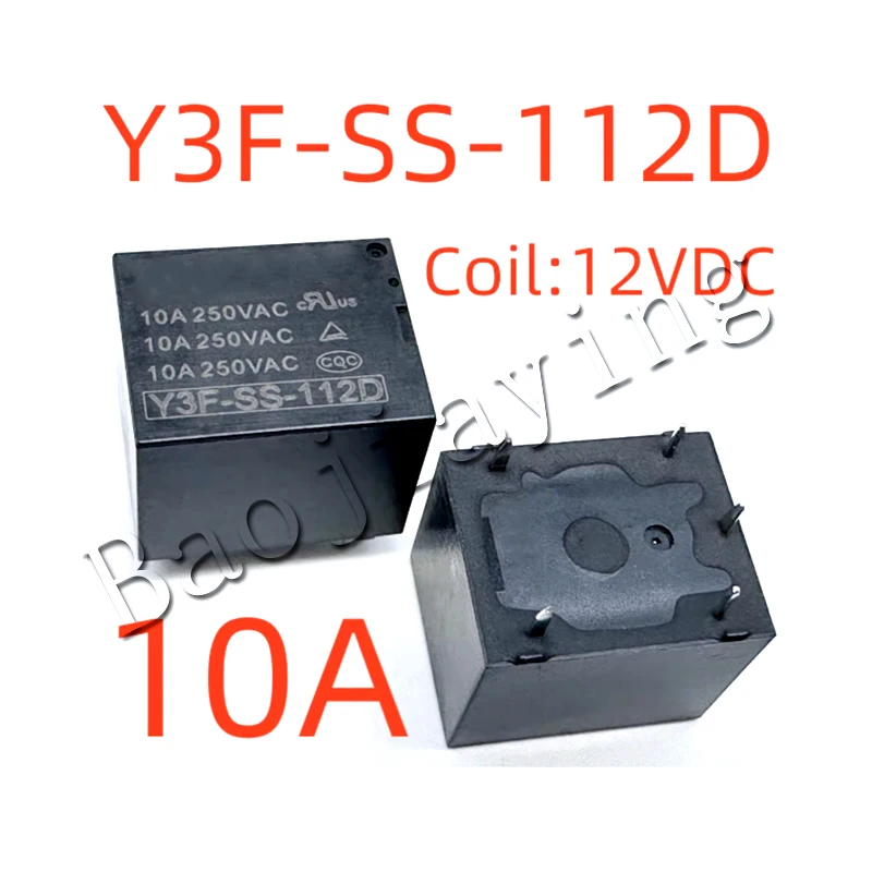 5 Pçs/lote Y3F-SS-105DM Y3F-SS-112DM Y3F-SS-124DM Y3F-SS-105D Y3F-SS-112D Y3F-SS-124D 4Pin 5Pin 10A Relé