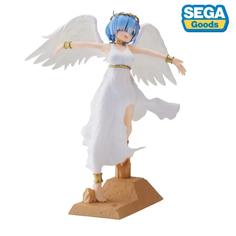 SEGA's Life in A Different World From Scratch Rem Rem's Super Ghost Angel Scenery Figurine Model Toy Movie Anime Game Collection