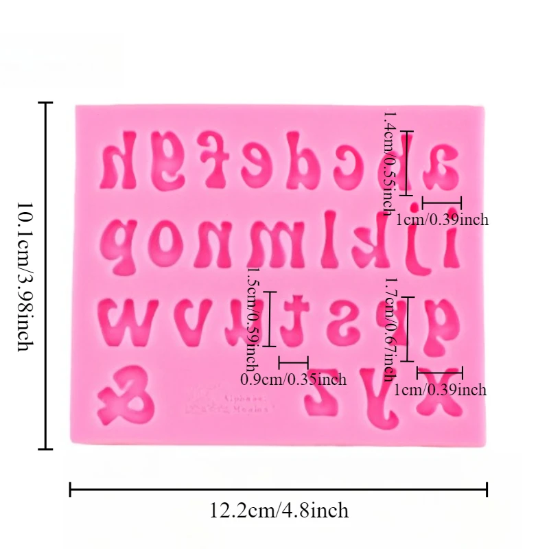 1 قطعة قالب سيليكون الأبجدية الأرقام العربية DIY بها بنفسك اليدوية الشوكولاته حلوى البسكويت كعكة الديكور أدوات الخبز