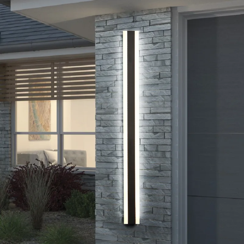 

LED Strip wall lamps modern outdoor waterproof IP65 aluminum simple gardens villa entrance balcony outdoor courtyard room lights