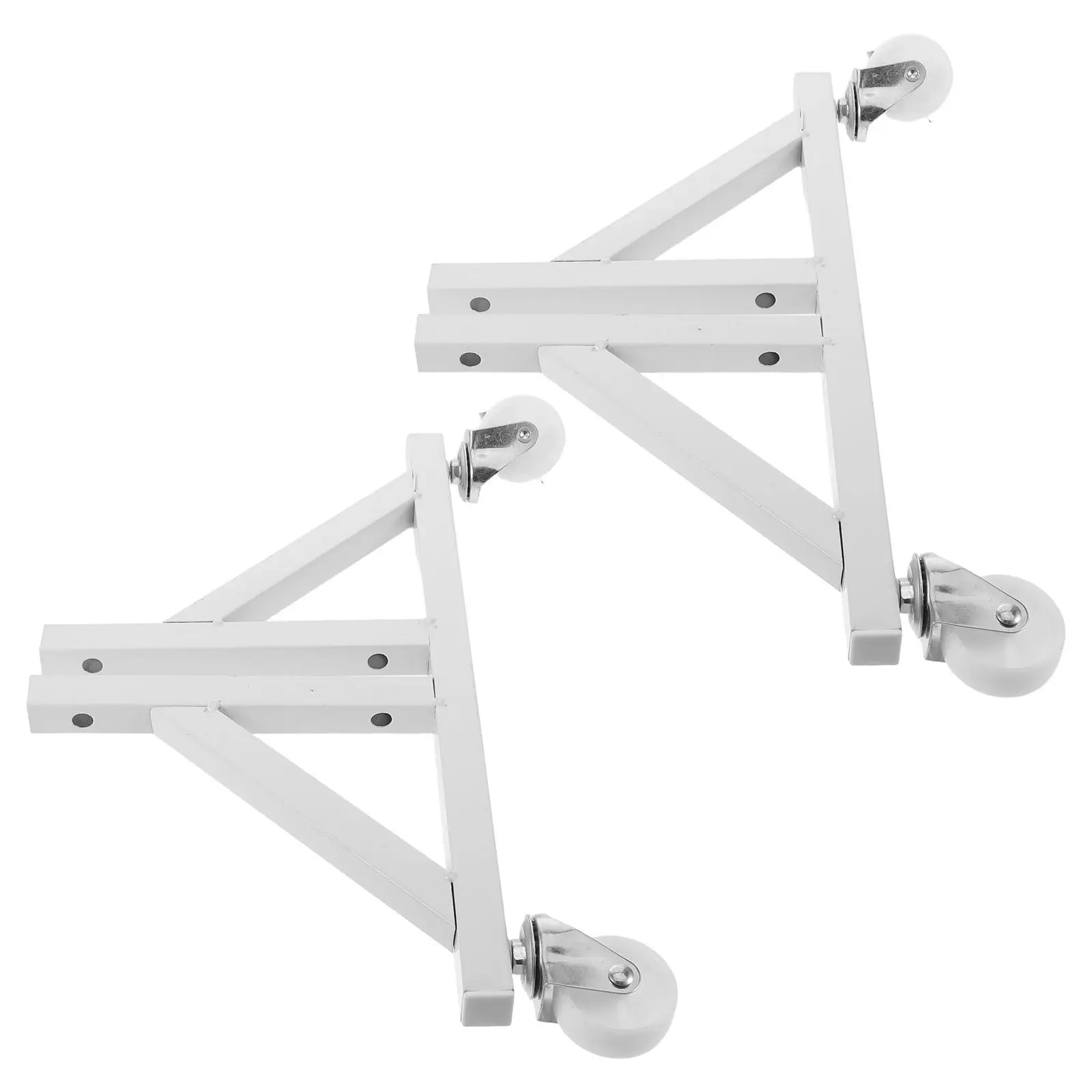 Heavy Duty Mobile Pegboard Stand with Swivel Casters – 2pcs Rolling Base for Garage, Studio, Office & Craft Organizer