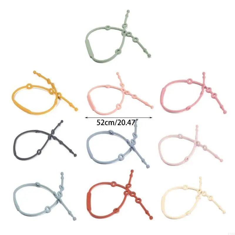 مصاصة الطفل معلقة حزام مكافحة خسر سلسلة دمية حامل للحلمة سيليكون لعبة التسنين كليب سلسلة الوليد دش هدية L8RB #6