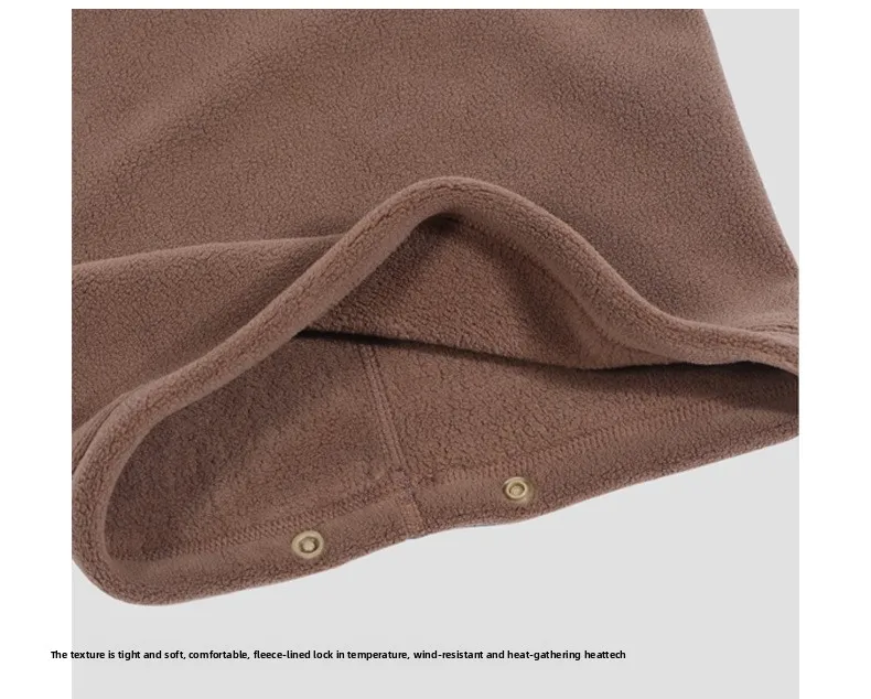 Luxus Winter Skifahren Kaschmir Warmer Schal Männer und Frauen Outdoor Winddicht Kältebeständig Solide Gamasche Magisches Kopftuch Halsabdeckung – Detail 3
