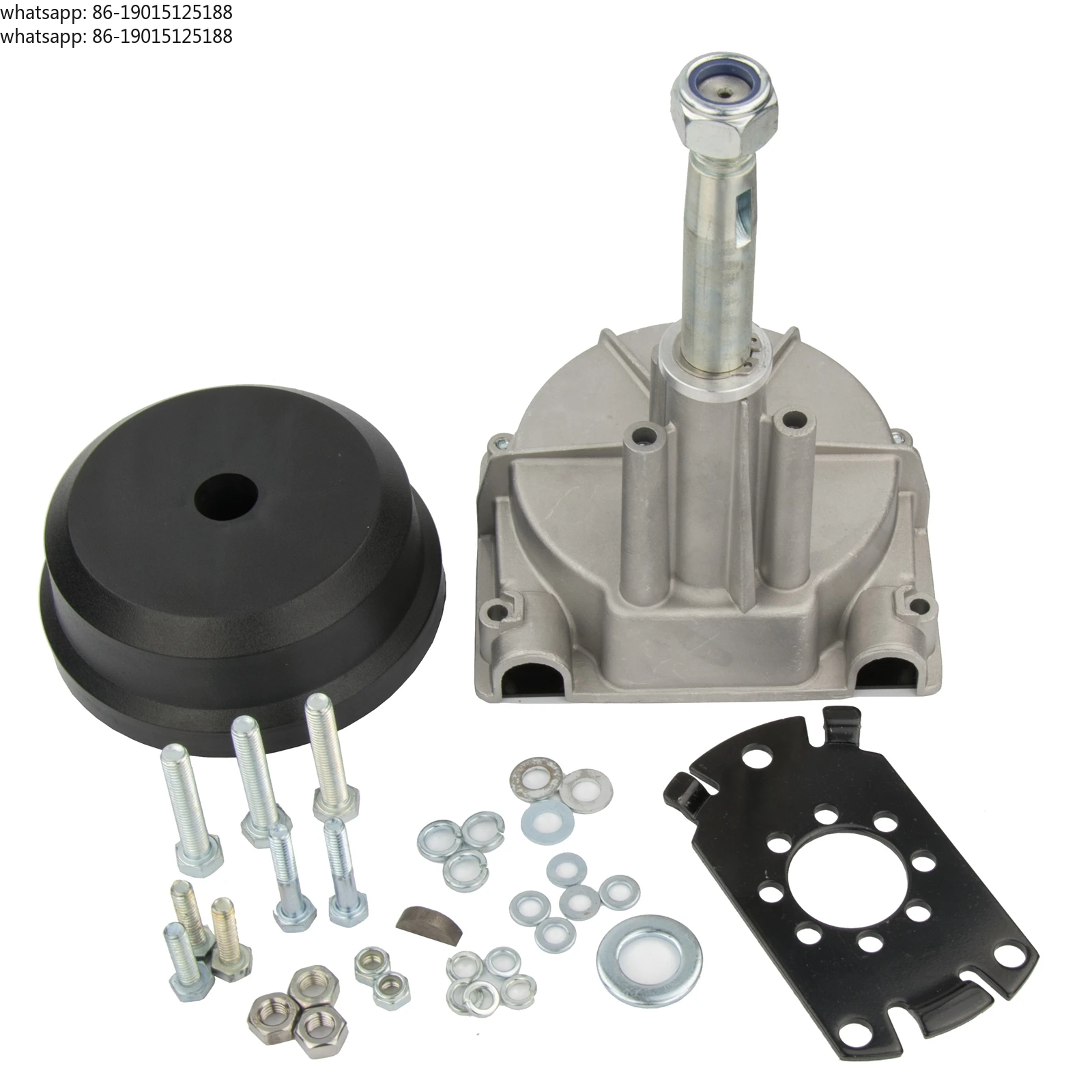 

14FT Boat Mechanical Steering System | Outboard Turbine Rotating Helm with Steering Wheel and Cable for Marine Boats