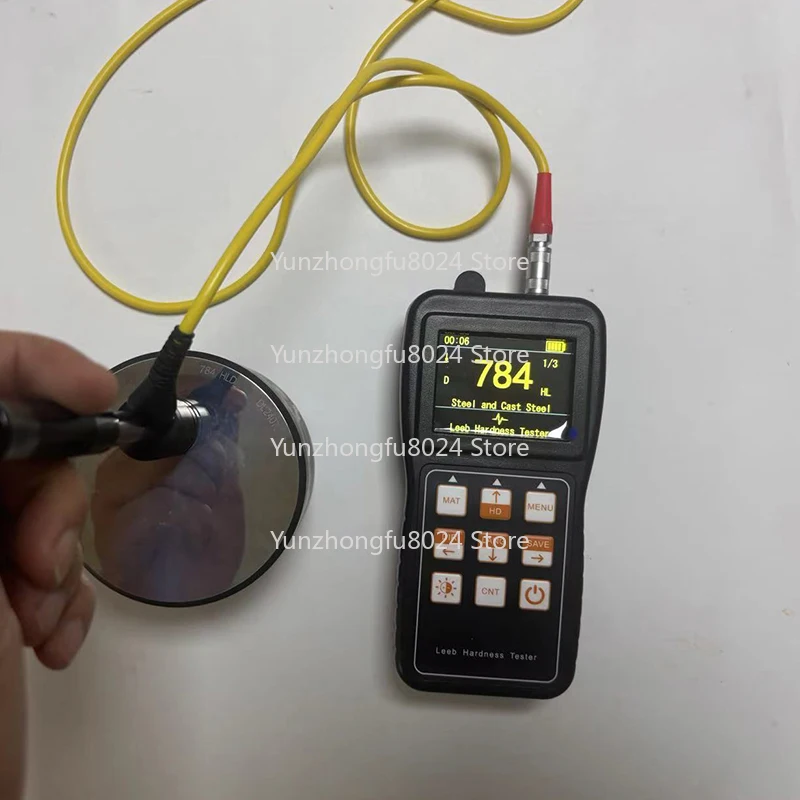 Portable Amber Lining Hardness Tester with High-Precision Color Screen Full-Scale Split Design for Accurate Material Testing