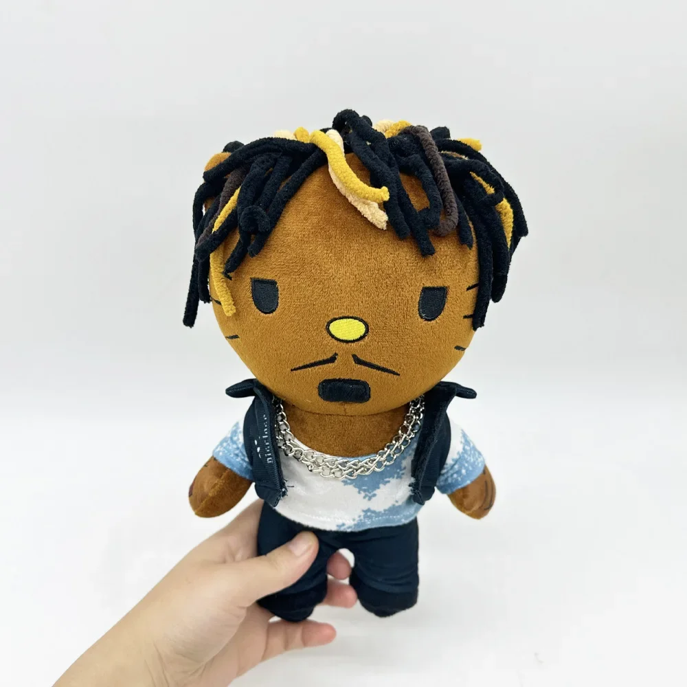 Hello Kitty As Juice WRLD Cartoon Plush Doll Plushies Stuffed Toys Cute Animation Kids Boys Girls Birthday Christmas Gifts