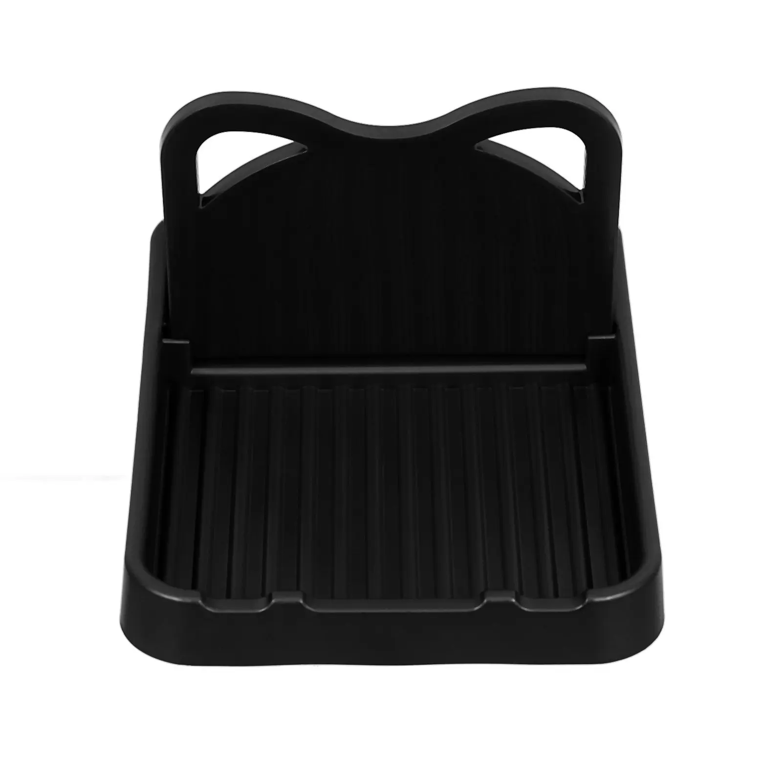 ABS Material Pot Lid Holder Spoon Rest Kitchen Counter Organizer Rack Foldable Multi-Function Lid Stand Storage Rack