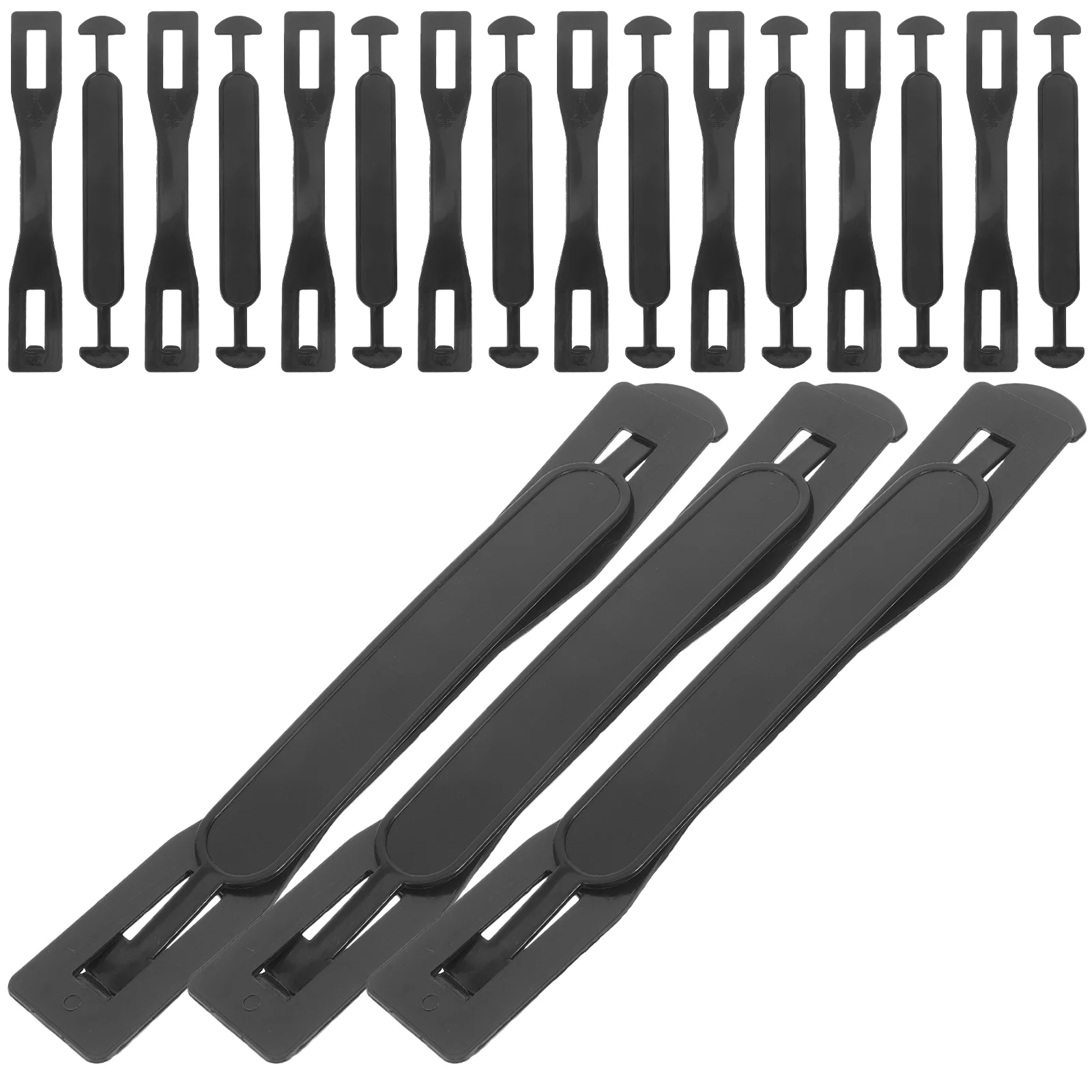100 Sets Black Plastic Carrying Handles for Cardboard Boxes Moving Storage Heavy Duty Carton Box Handle
