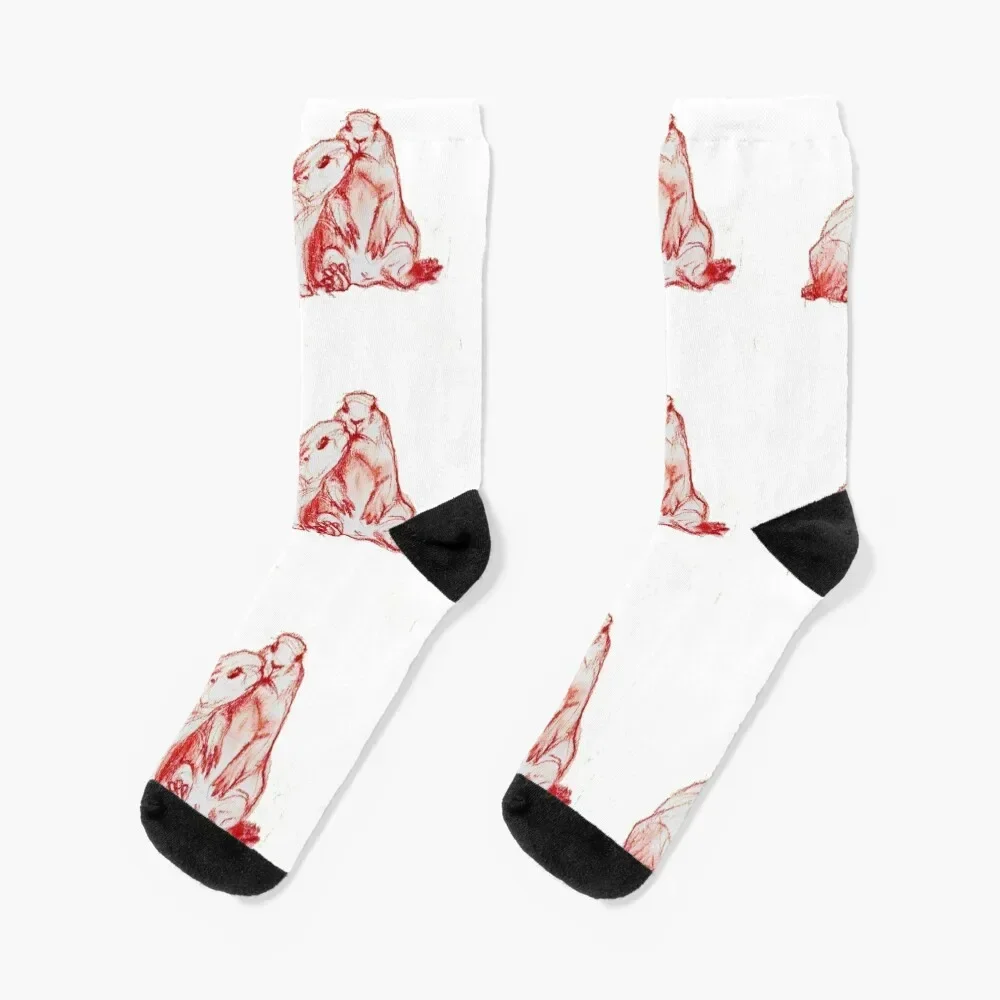 prarie dogs kissing Socks tennis funny sock kawaii Men Socks Women's