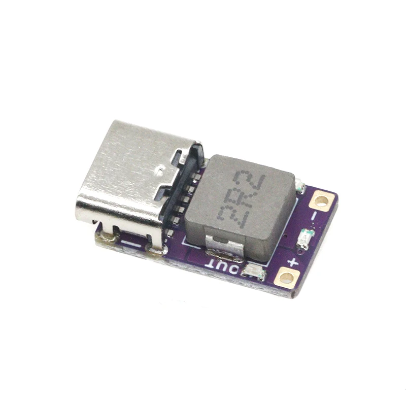 Ultra Mini Type-C 3.7V 4.2V 18650 Lithium Battery Charge Discharge Module 5V 2.4A Integrated Power Board 3