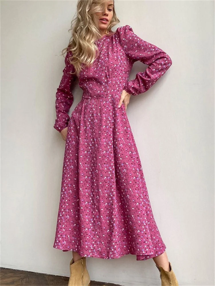 Modna sukienka Maxi z nadrukiem z wycięciami dla kobiet wąski Patchwork na zamek błyskawiczny sukienka z wysokim stanem elegancka luksusowa sukienka Boho imprezowe nowa