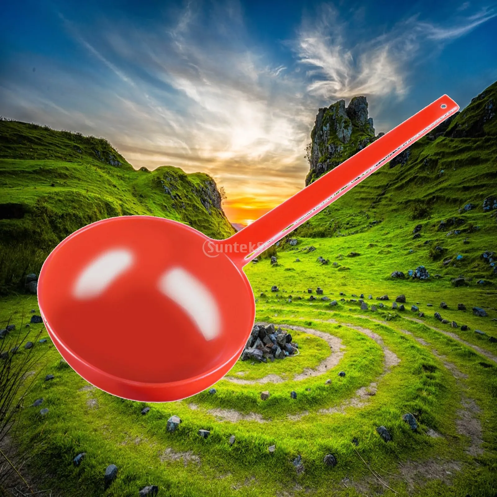 Long Handled Water Ladle, Versatile, Bathroom, Travel, Practical, Camping, Garden, Kitchen, Convenient, Compact, Essential.