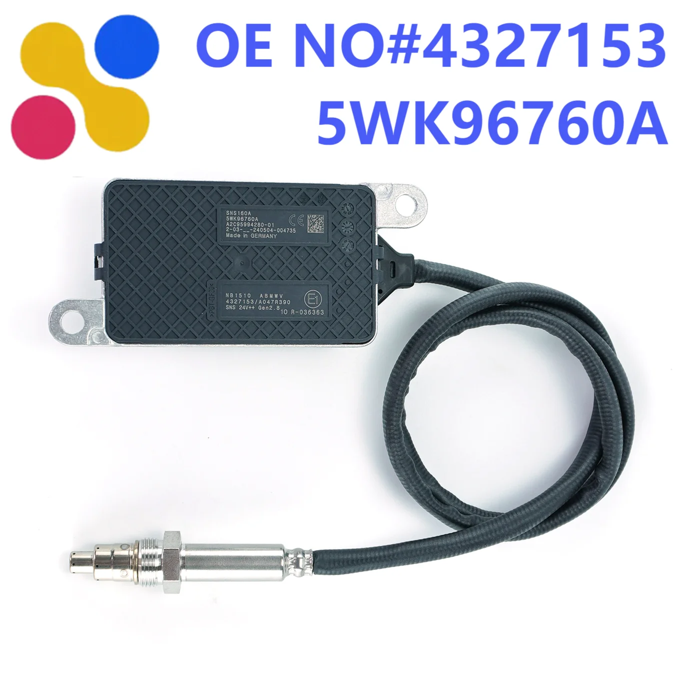 

4327153 5WK96760A New Nitrogen Oxygen Sensor High Performance Nox Sensor for Cummins Engine Truck Parts