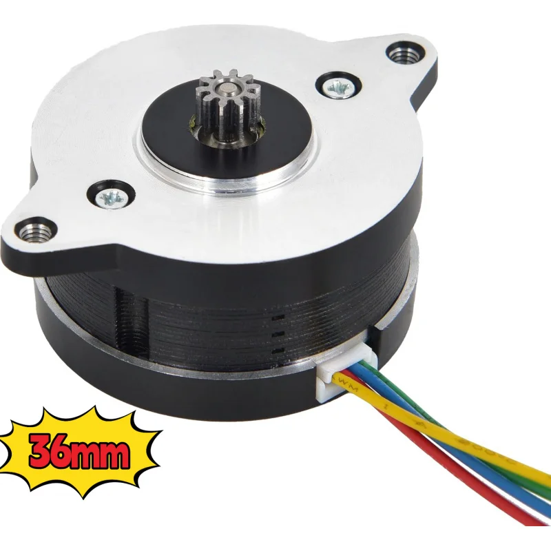 

Wovpower LDO NEMA14 36mm Round Pancake Stepper Motor LDO-36STH20-1004AHG(XH) - Up to 180°C, Cool Running, 1A Rated Current