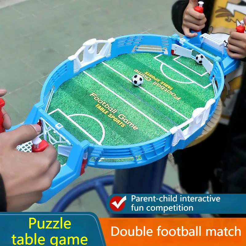 Foosball Table Top Table Game Football Field Puzzle Interactive Two-player Battle Catapult Game Children's Toys Gift