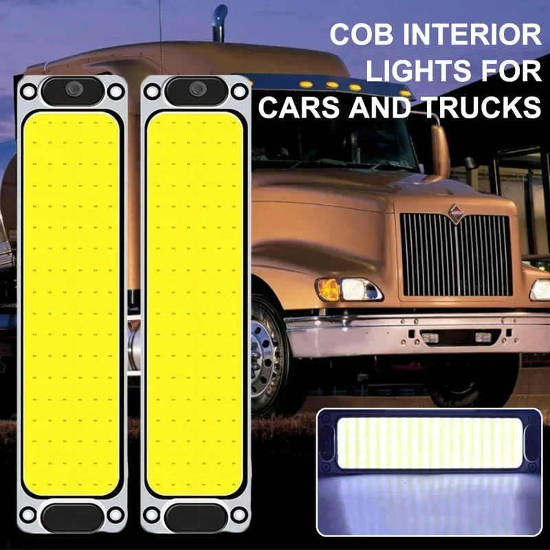 Фонарь для салона автомобиля, 12-24 В, лампа для чтения, светильник для салона, потолочная лампа с выключателем ВКЛ./ВЫКЛ. Для фургона, грузовика