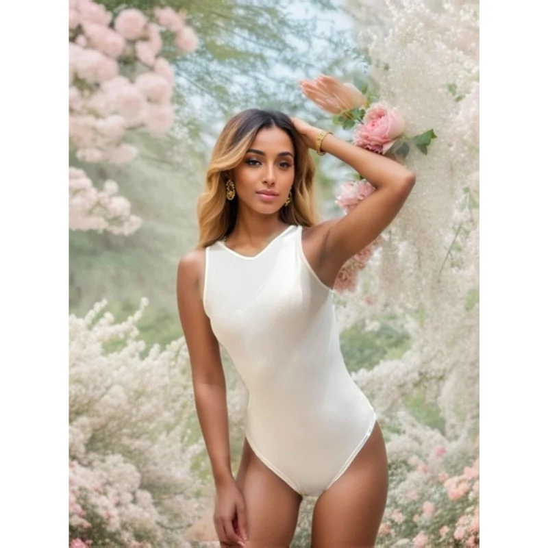 بدلة نسائية مثيرة ، نمط صيفي جديد ، أسود ، قصة ضيقة ، ملابس سباحة من قطعة واحدة ، بطن يخفي ، لا بد منه لرحلات الشاطئ.