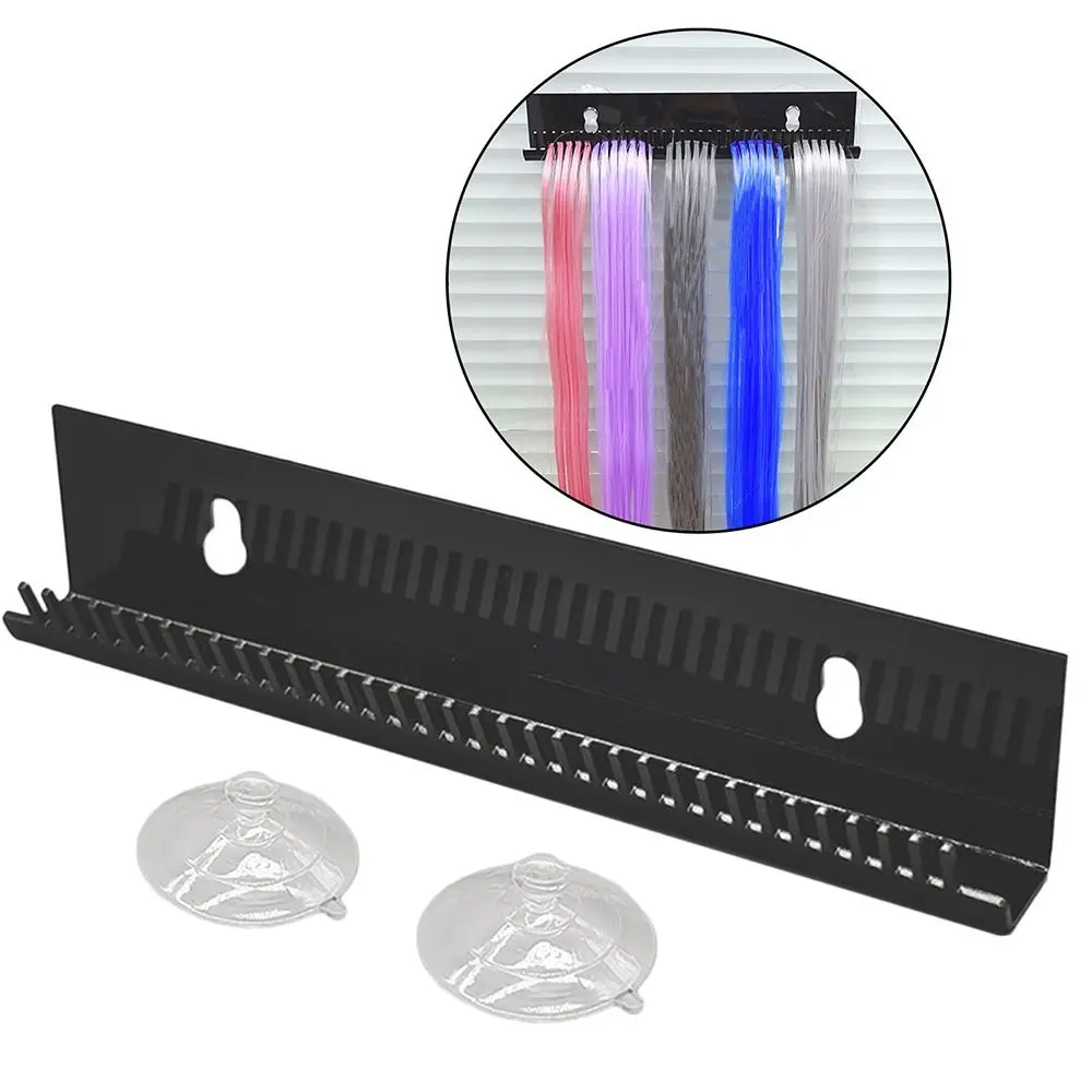 

Plastic Hair Extension Holder Securely Hold Hand Tied Wefts Hair Wig Hanger Wide Band Wefts for Extra Wide Wefts