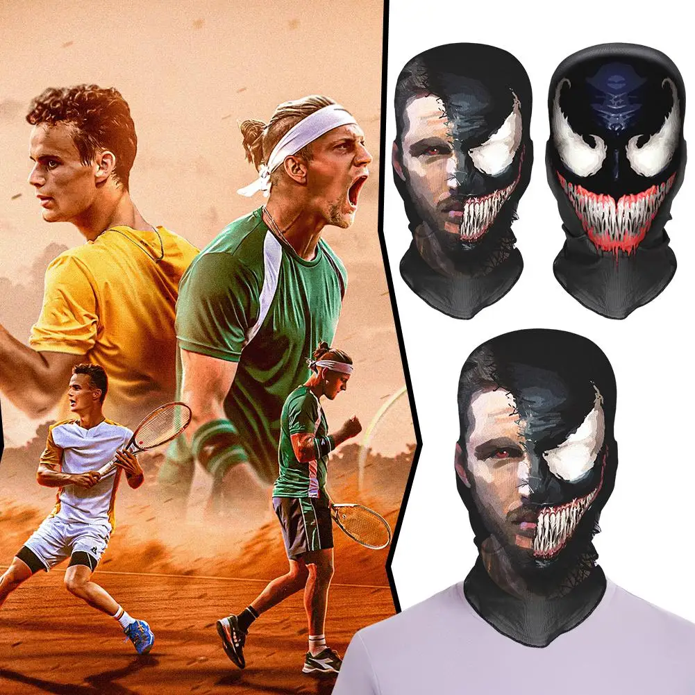 3D Simulation Human Face Mesh Headgear Small Mask Horror Costume Holeless Mask Balaclava High Quality Funny Head Cover