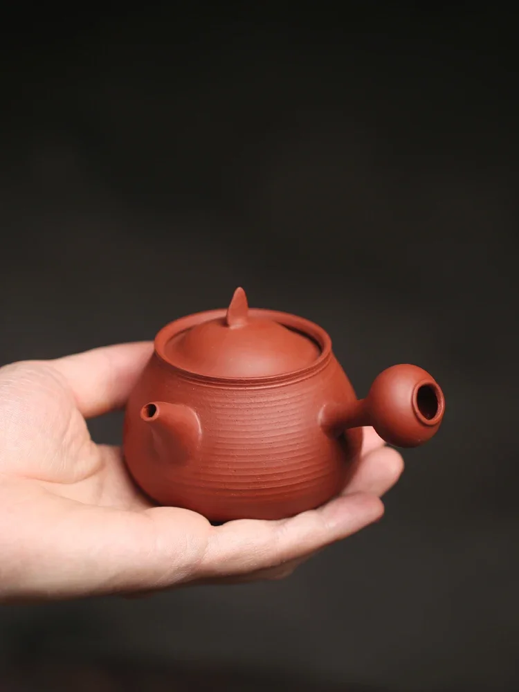 Small Side put the Pot Raw ore, Chaozhou Zhu Mud, Semi-Manual Large Opening, Easy, Warm Tea, Hot Wine Heating, Teapot