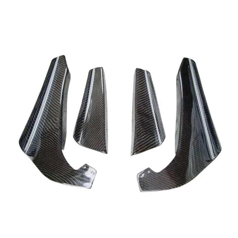

suitable forCarbon Fiber Front Canard Fins Skyline R34 GTR Front Bumper Canard (4pcs)