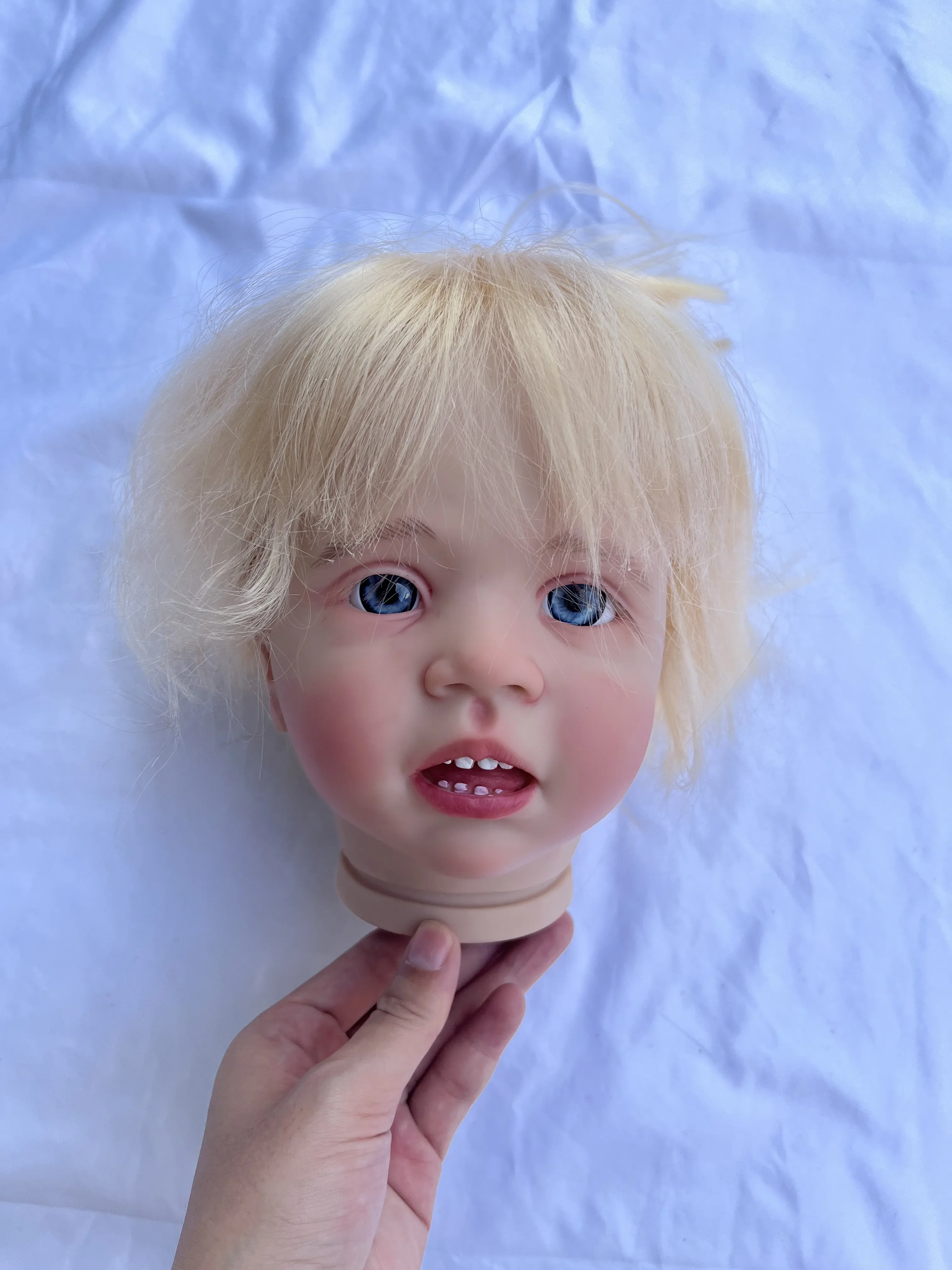 Customized Limited Supply Reborn Baby Doll Wini 29inch With Hand-Rooted Hair Painted Kit DIY Part Real Photos