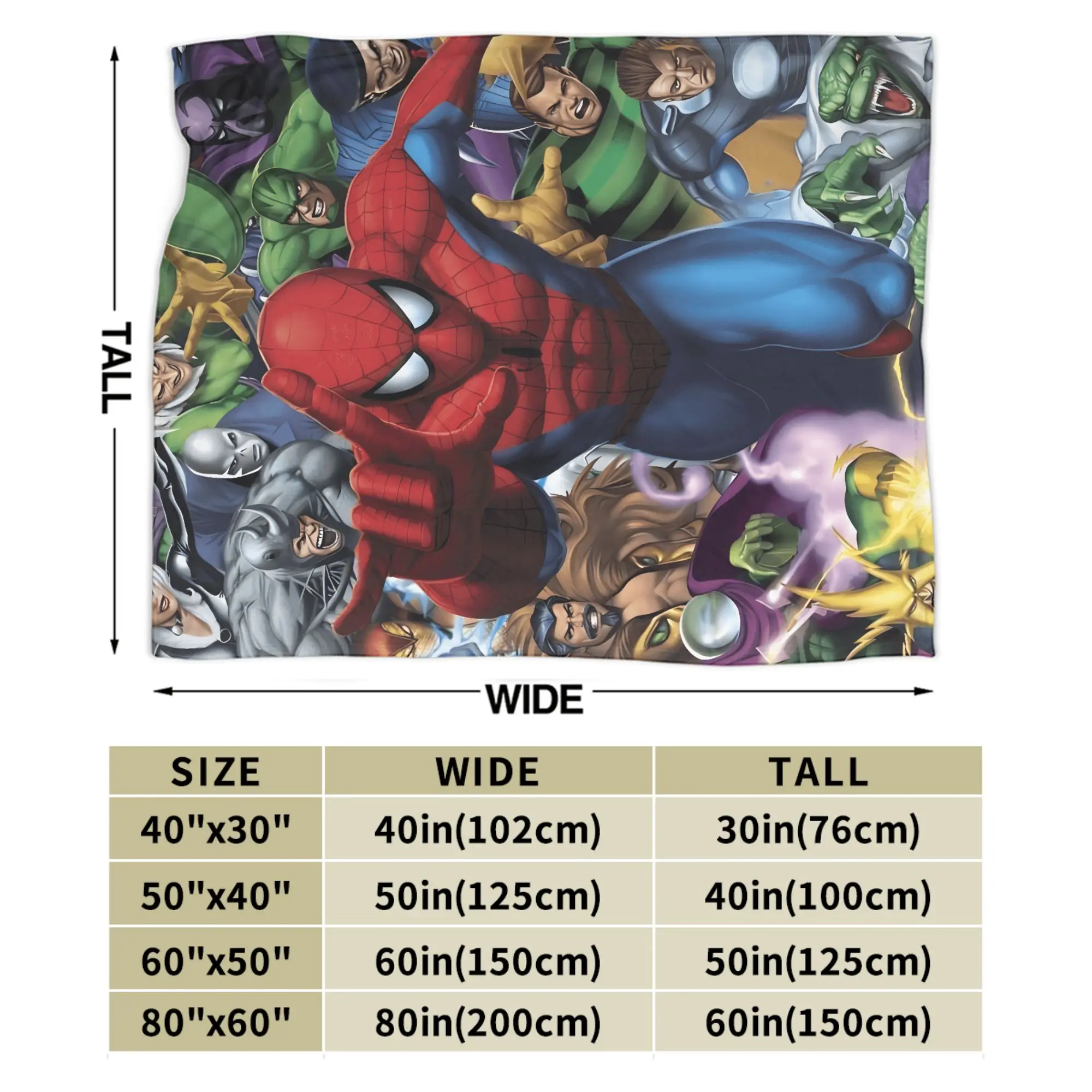 بطانية ناعمة دافئة للأطفال نزهة الرجل العنكبوت الفراش يلقي الفانيلا المفرش لغرفة المعيشة الشارع الاتجاه أريكة غطاء سرير