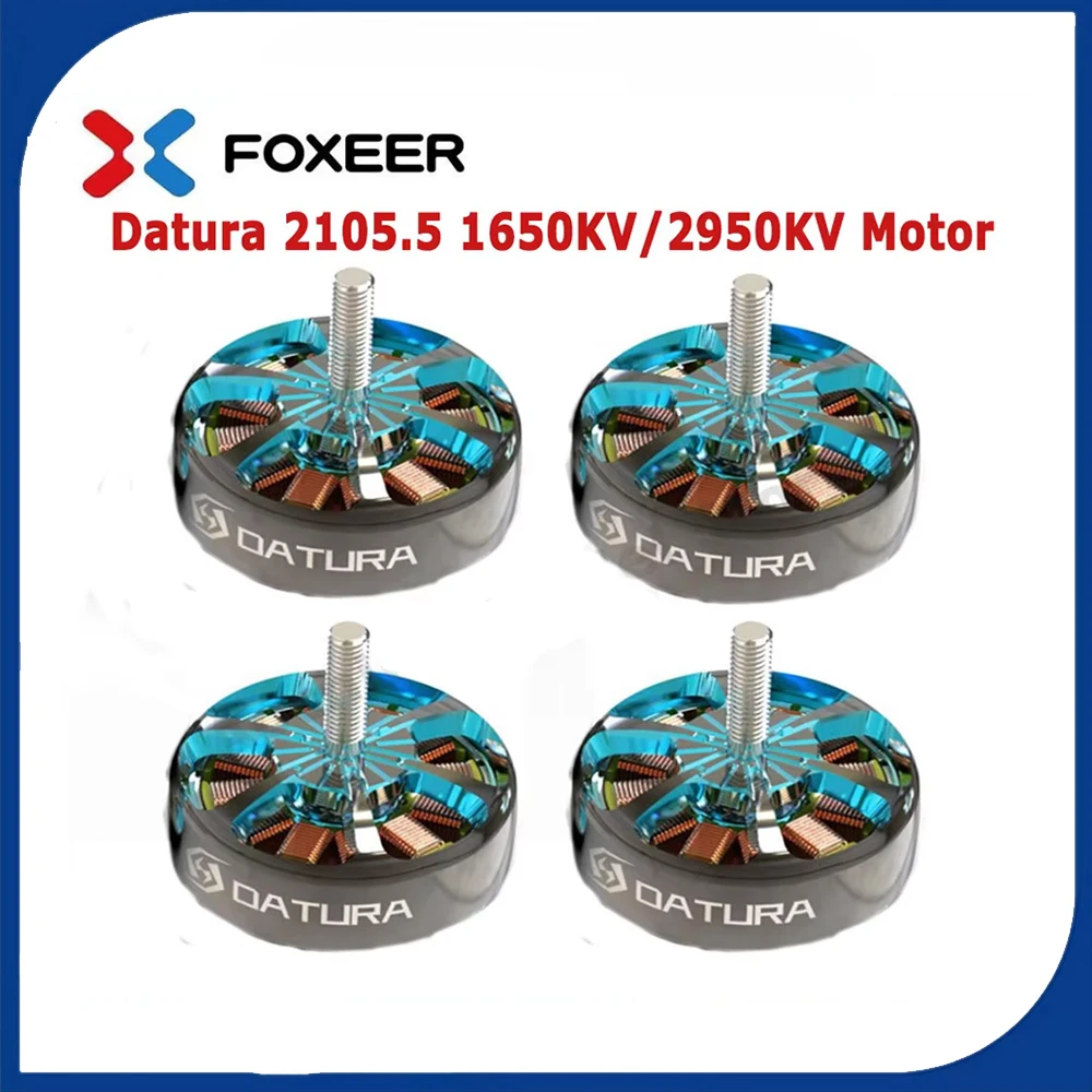 Foxeer Datura 2105.5 RC Brushless Motor 2105 1650KV 4-6S 2950KV 3-4S M3 M5 Propeller Shaft for FPV RC Racing Drone