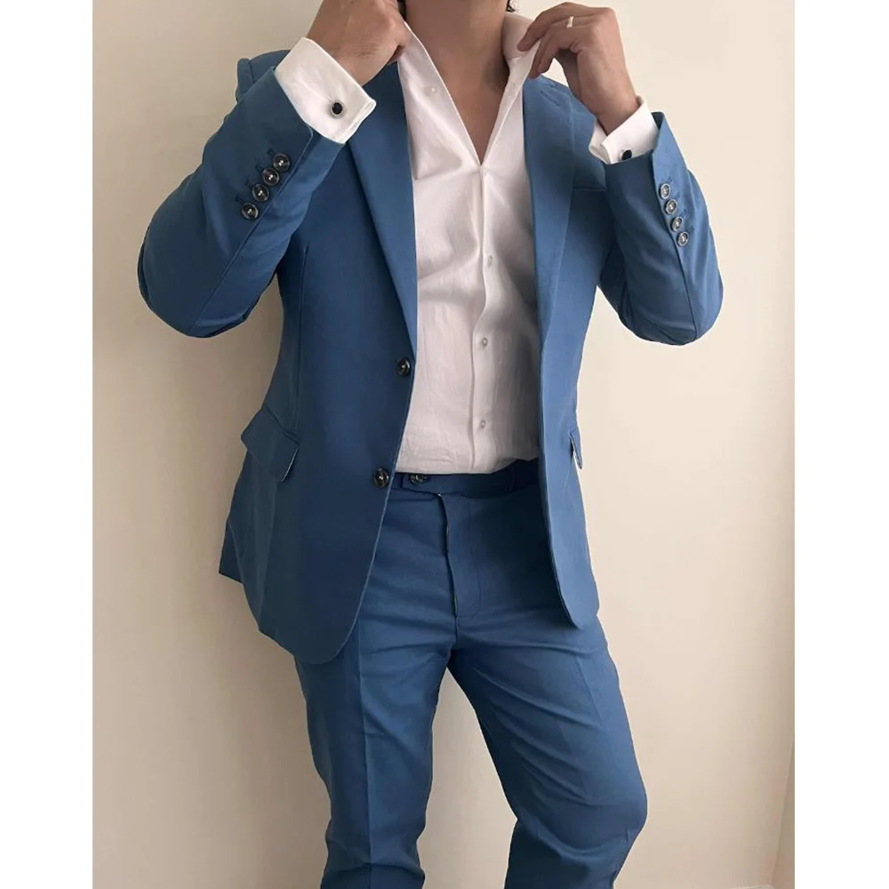 

Mens Suits Elegant Clothes Man Trousers Men's Clothing Suit Male Comfortable Communicating Casual Party Single-breasted Full Set