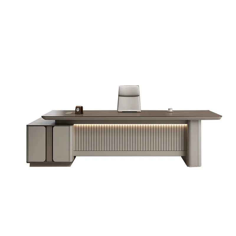 

Office Furniture Factory President Office Combination Simple Modern Light Luxury Thickened Manager