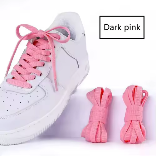 1 pair flat shoes Solid color shoelaces Canvas shoes sports and leisure shoelaces length 100/120/140/160/180cm Shoe accessories - Image 8
