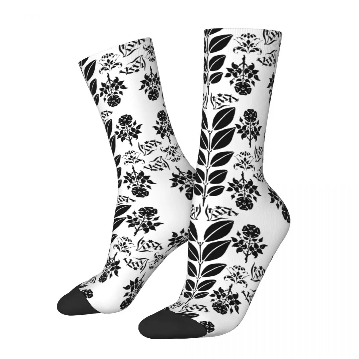 Gothy Pattern #3 Large Men's Socks Retro Harajuku Street Style Novelty Casual Crew Sock