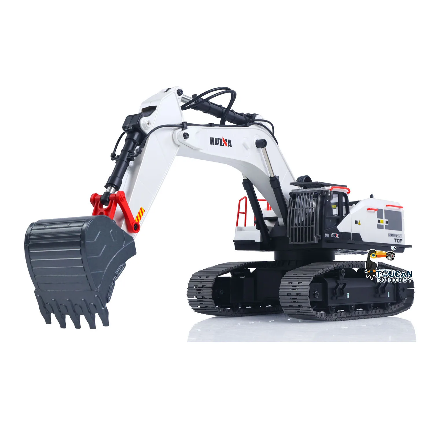 

US Sale 1/14 HUINA RC Metal Excavator Model Toys 1594 Radio Light Battery 22CH Sound