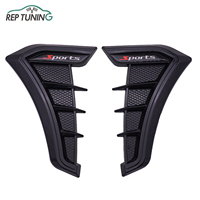 Vent Cover Fender Hood Air Flow Intake Trim Car Side  Exterior Accessories Wing Decals Ventilation Sticker Modified Styling 2pcs