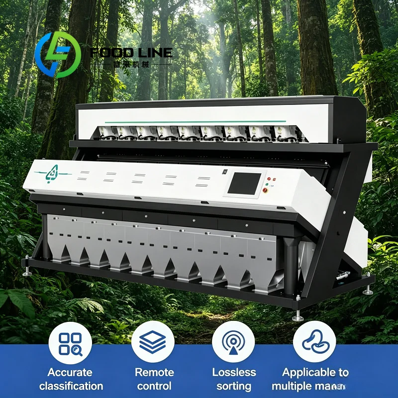 Farm Millet Color Sorter Gradient Light Correction Module Eliminates Color Distortion Caused By Uneven Raw Grain Surface Gloss