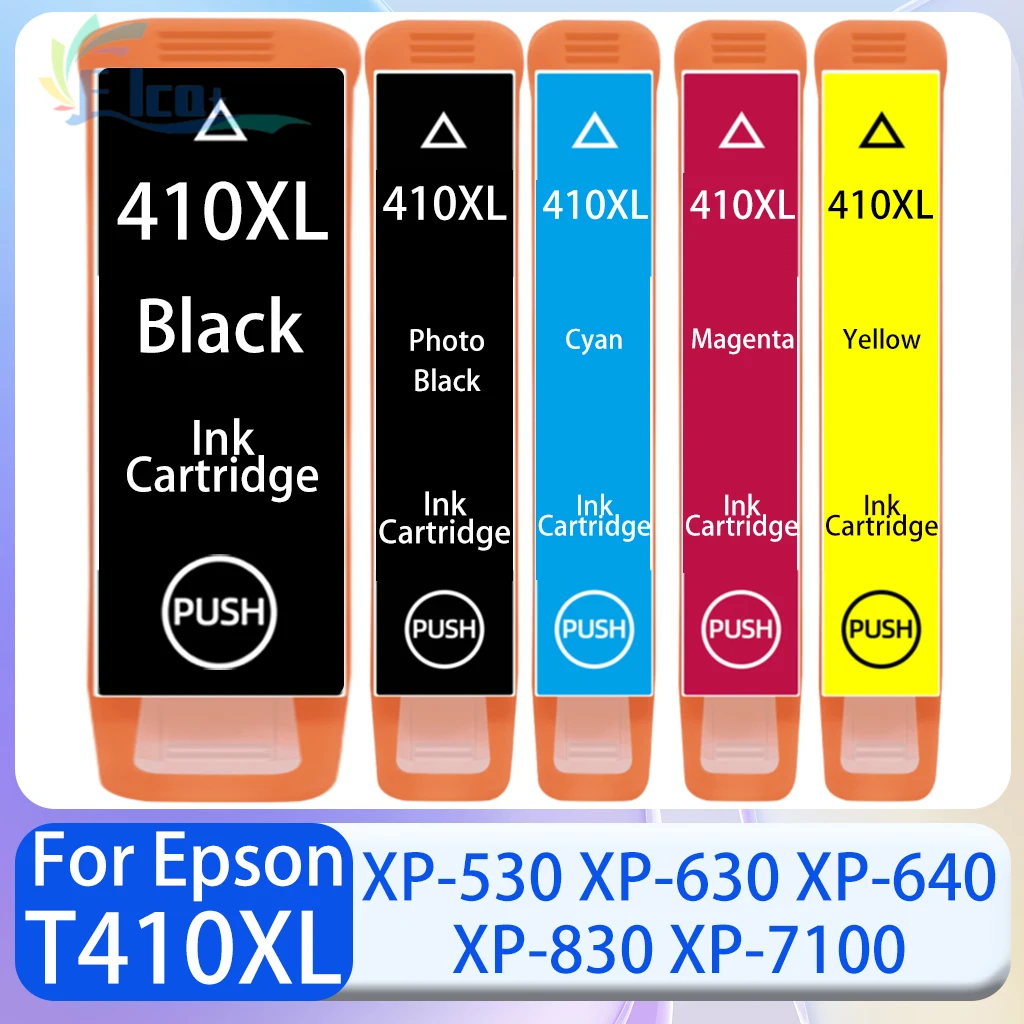 

410 410XL T410 T410XL Совместимый картридж T410 Картридж для принтера Epson Expression XP-530 XP-630 XP-640 XP-830 XP-7100
